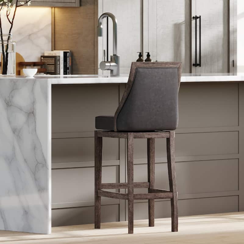 Maven Lane Vienna Swivel Kitchen Stool