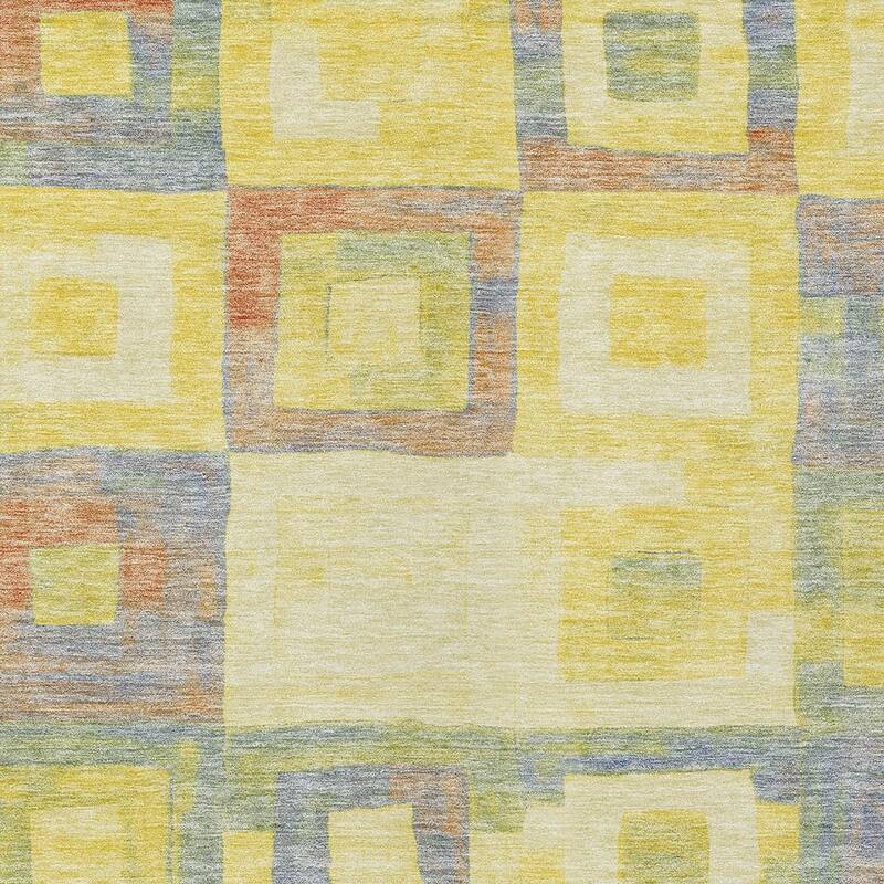 HomeRoots Geometric Transitional Rectangle Outdoor Rug