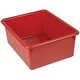 preview thumbnail 2 of 0, Romanoff Stowaway 5" Letter Box no Lid, Red, Pack of 3