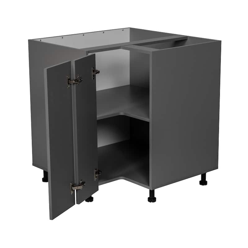 33" Base Easy Reach-Double Door-Grey - 33 x 34 1/2 x 23 3/8