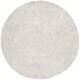 preview thumbnail 44 of 57, SAFAVIEH Handmade Glamour Maimu Modern Wool Rug 6' Round - Light Grey/Ivory - Round