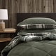 preview thumbnail 4 of 8, Eddie Bauer Big Lake Plaid Microsuede Reversible Comforter (Green, 3 Piece Set)