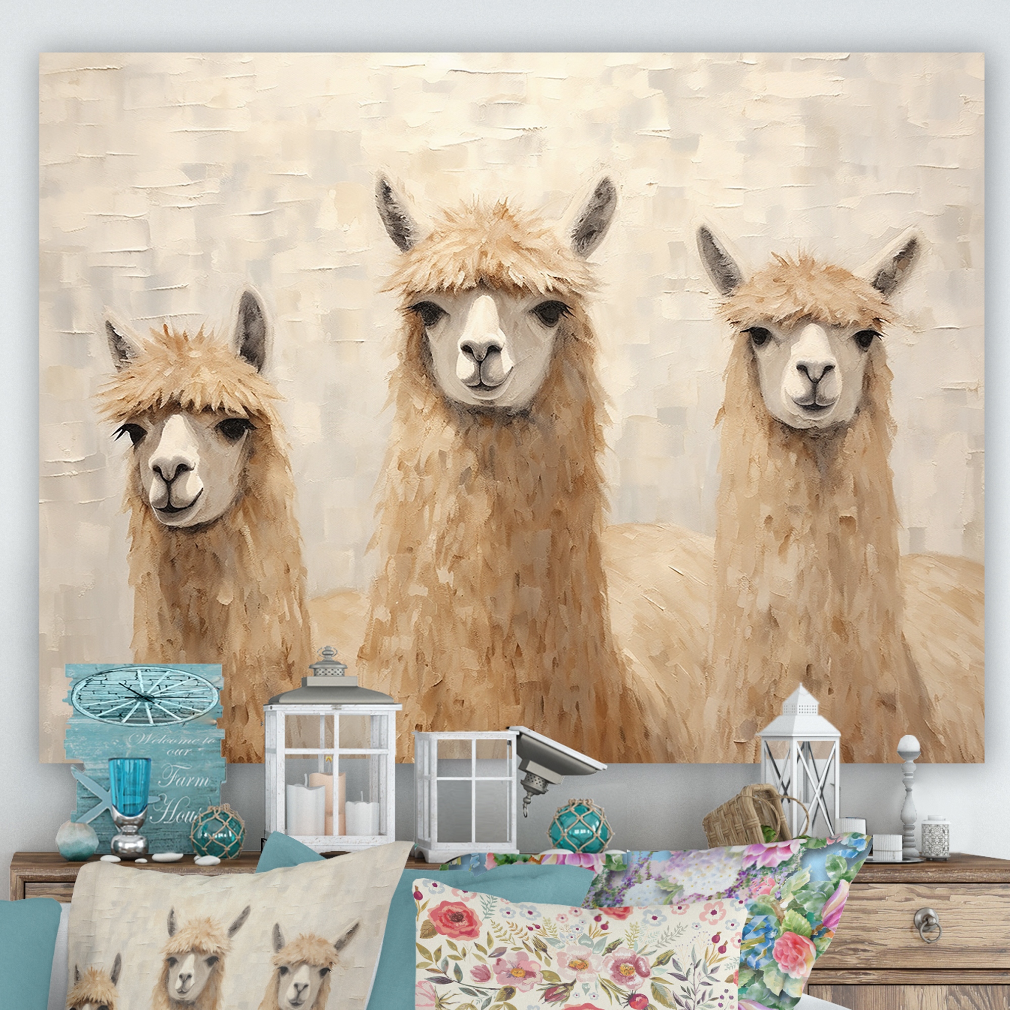Llama pillow bed deals bath and beyond