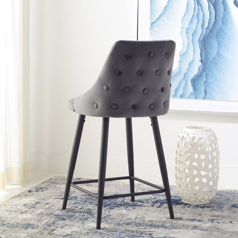 SAFAVIEH Nathalie 24-inch Counter Stool - 22.4" x 18.2" x 36.6" - 22Wx18Dx31H
