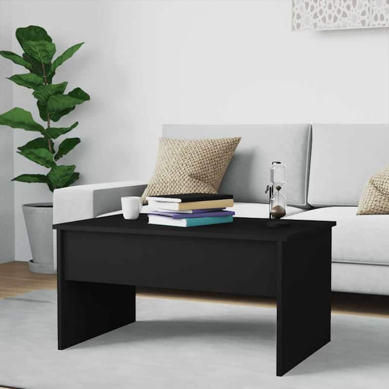vidaXL Coffee Table Lift Top End Table Accent Side Sofa Table Engineered Wood - 31.5" x 19.9" x 16.3"
