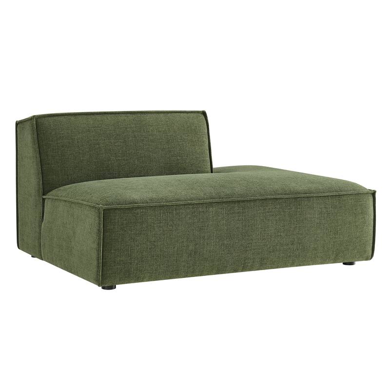 Restore Performance Fabric Upholstered Right-Facing Armless Modular Chaise