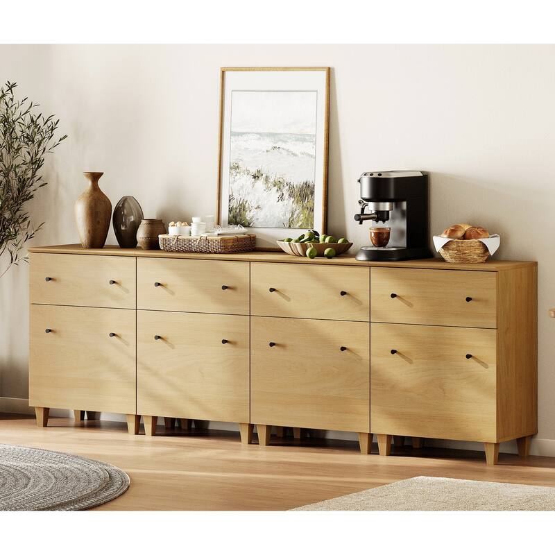 Sideboard Buffet Cabinet with Drawer and Door for Kitchen, Dining Room