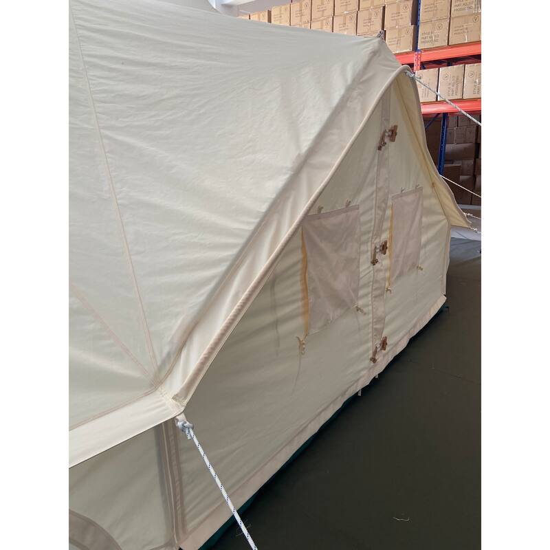 Canvas Tent Bell Tent Glamping, 4 Seasons Yurt Tent for Camping, 4M/5M Cotton Canvas Tent