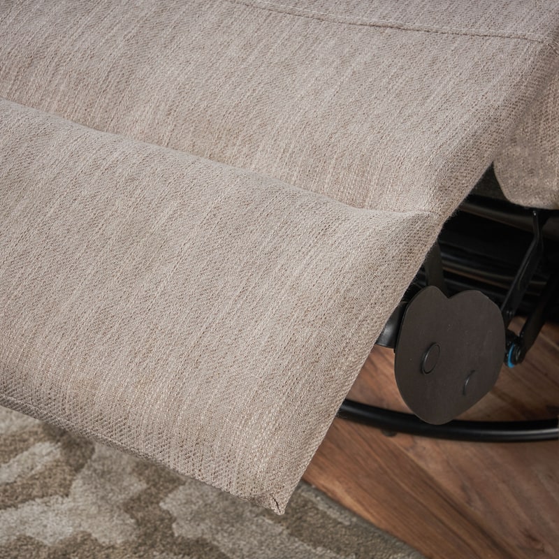 Woodglen Swivel/Glider Push Back Nursery Recliner by Christopher Knight Home