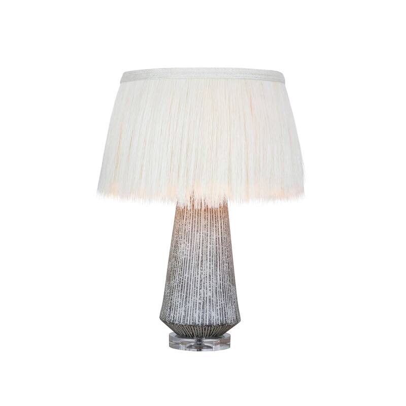Abaca Table Lamp Handcrafted in Thailand, 22.5 H, ArtivaUSA