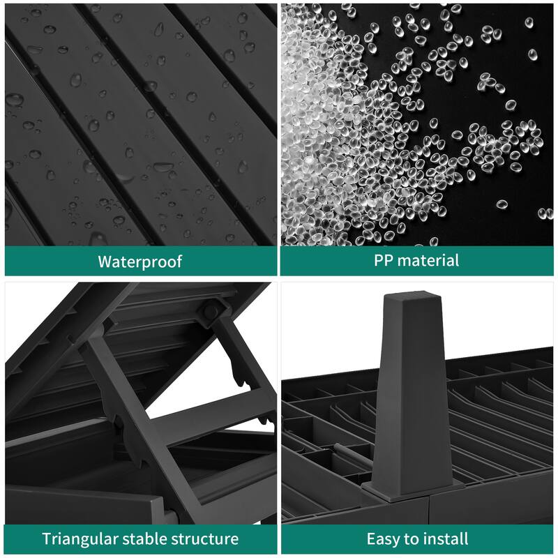 74.5'' Reclining Single Outdoor Lounge Chairs