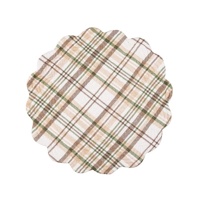 Nolan Pines Round Placemat Set of 6 - Set of 6