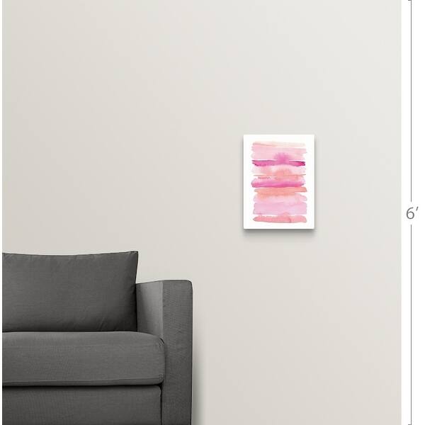 Abstract Pink Stripes Canvas Wall Art Overstock 24218008 3.7 out of 5 stars 9. overstock com