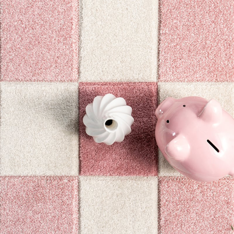 Nuloom Aubrey Checkered Kids Area Rug