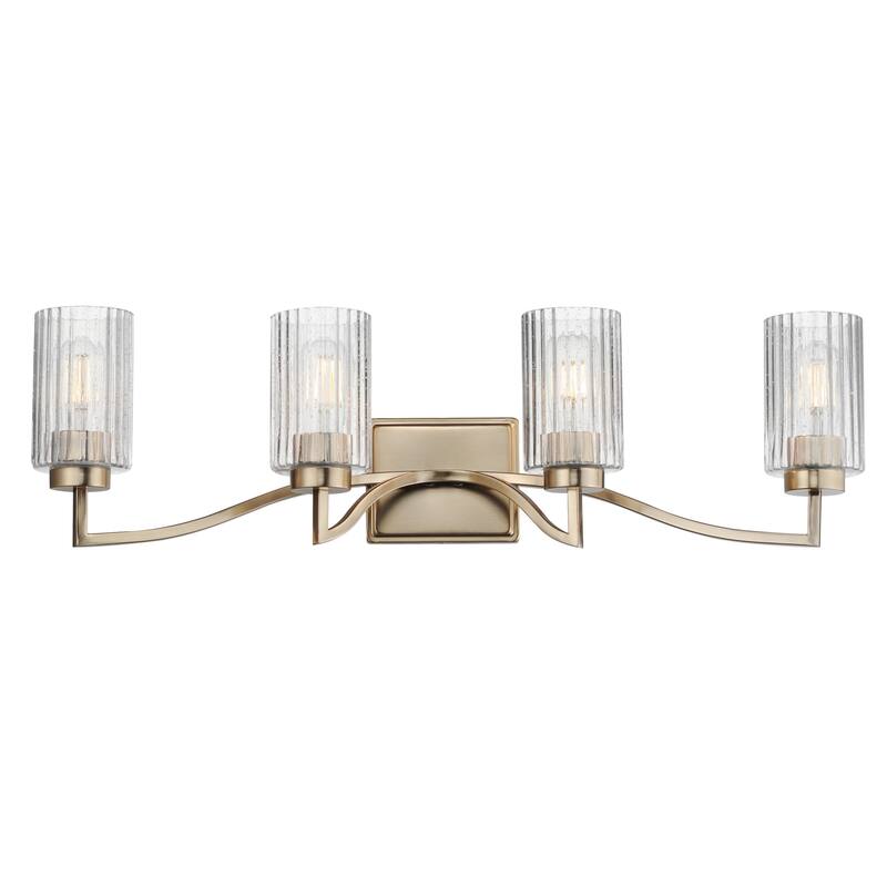 Maxim 21374 Rigata 4 Light 33" Wide Vanity Light - Satin Champagne