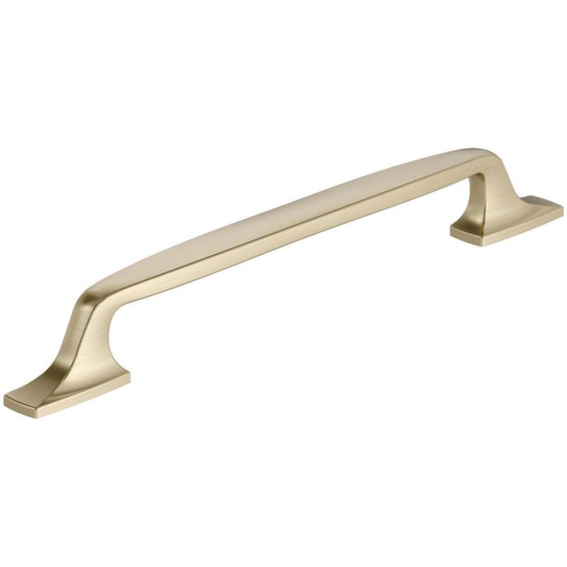 Amerock BP55327 Highland Ridge 7-9/16" Center to Center Handle Cabinet - Golden Champagne