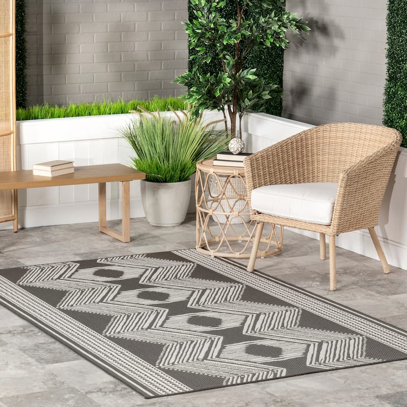 Nuloom Charlotte Contemporary Indoor/Outdoor Area Rug