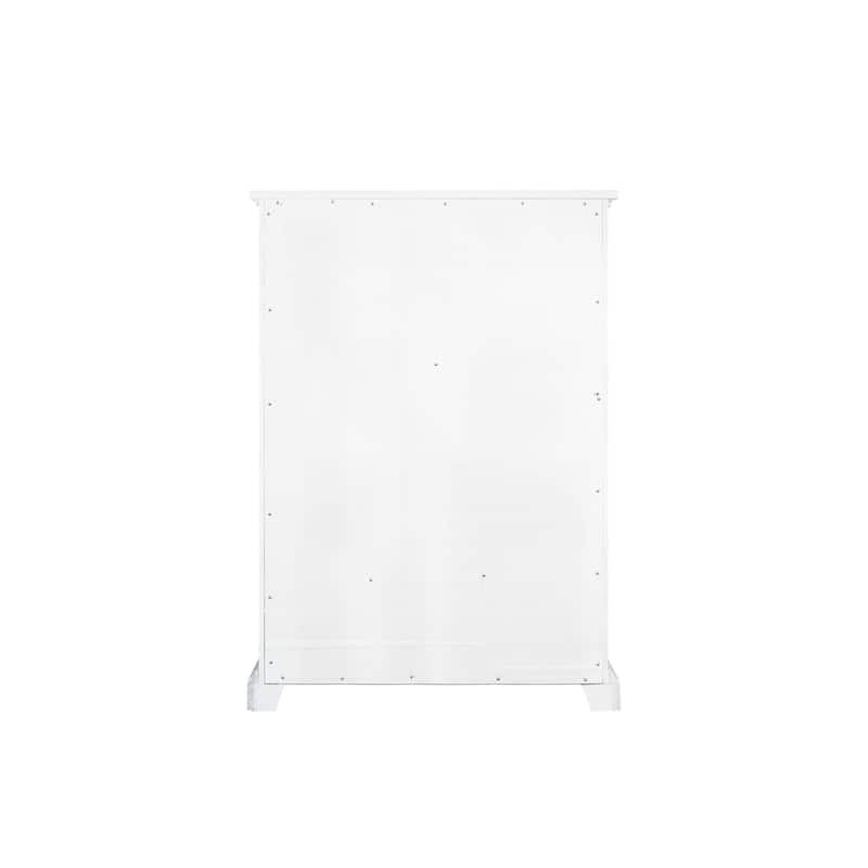 Clara 6-Drawer Chest, White Mist