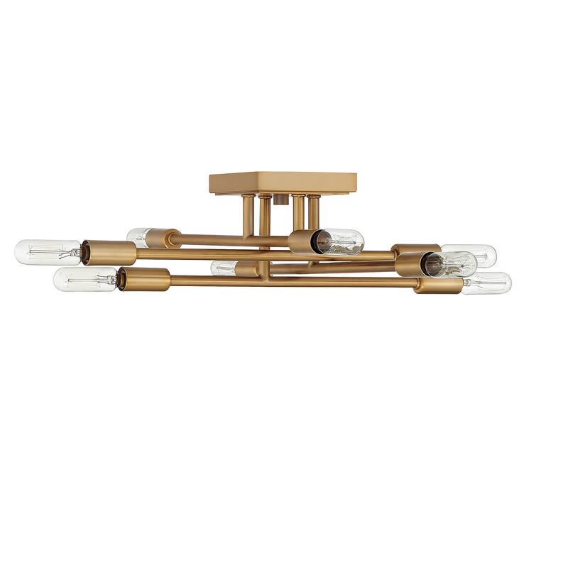 Savoy House Lyrique 8 Light 19.5" Wide Semi Flush Ceiling Fixture