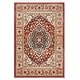 preview thumbnail 5 of 29, Lauren Ralph Lauren Chloe Traditional Medallion Rug Fringe 2'2" x 4' - Beige/Red - Rectangle