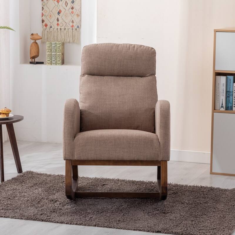 Living Room Comfortable Rocking Chair Living Room Chair - 39.70'' H x 27.16'' W x 37'' D