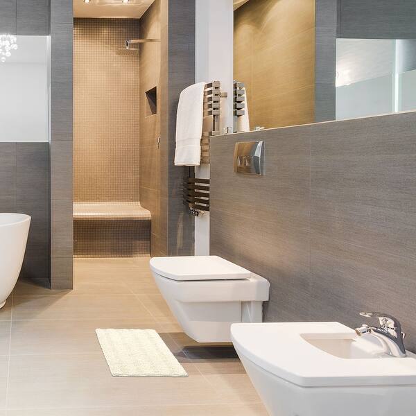 Shop Black Friday Deals On Soft Microfiber Shaggy Non Slip Bath Mat Shower Rugs Door Carpet Overstock 29789983