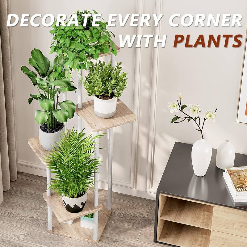 Plant Stand 5 Tier Indoor Metal Flower Shelf,5 Tier
