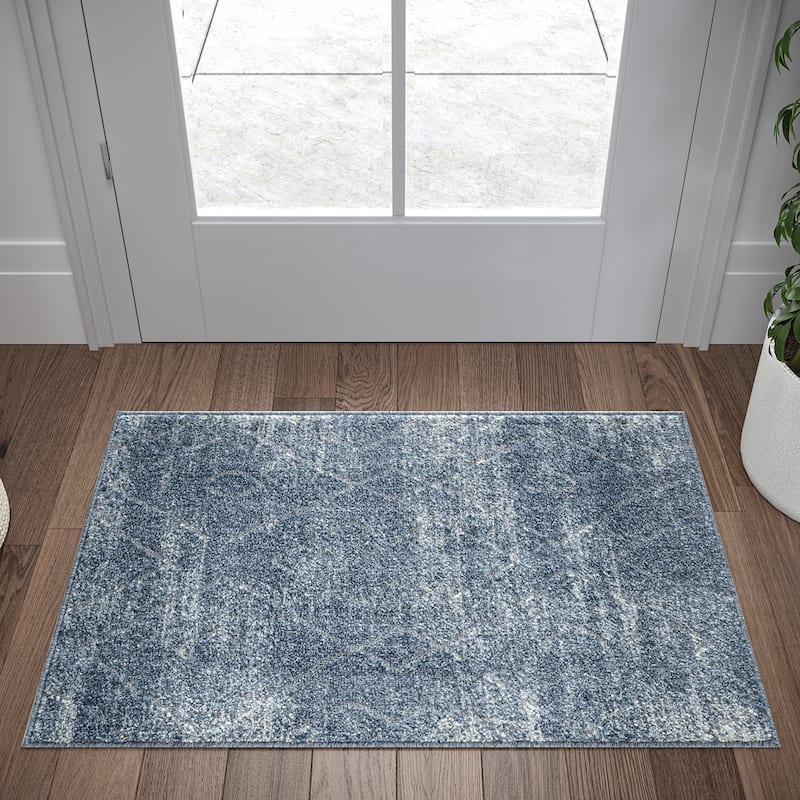 Mayson Mid-Century Modern Diamond Indoor Area Rug