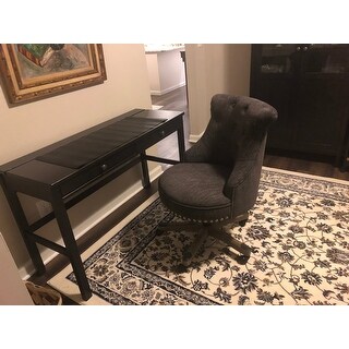 Linon Pamela Office Chair - Grey