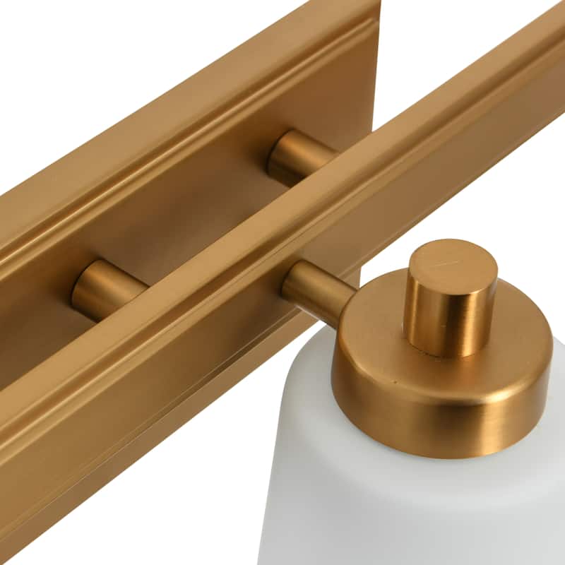Robert Stevenson Lighting Sullivan Park - Glass and Metal Vanity Light