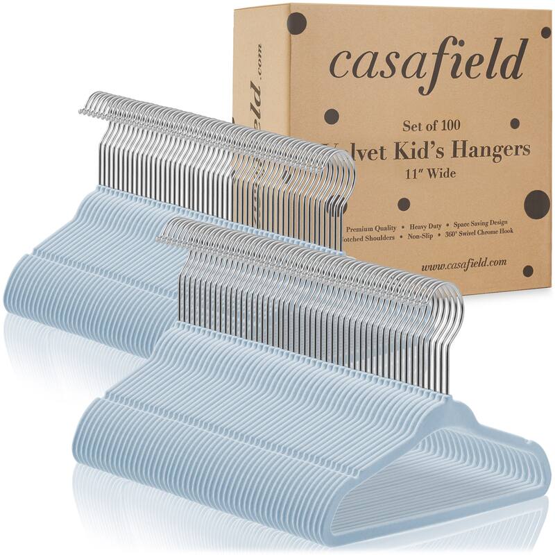 100 Velvet 11in Baby Hangers