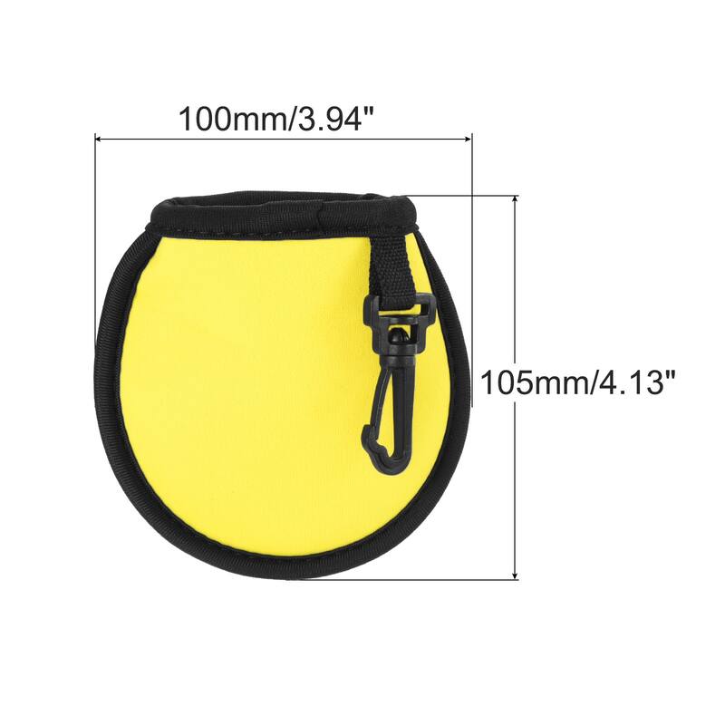 Golf Ball Cleaner Portable Pouch Pocket Washer Bag with Clips