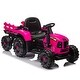 preview thumbnail 7 of 62, 24V Ride-On Electric Tractor with Trailer, Remote Control, 3 Speed Options, Bluetooth, MP3, USB, for Kids 3+, 400W Motor.