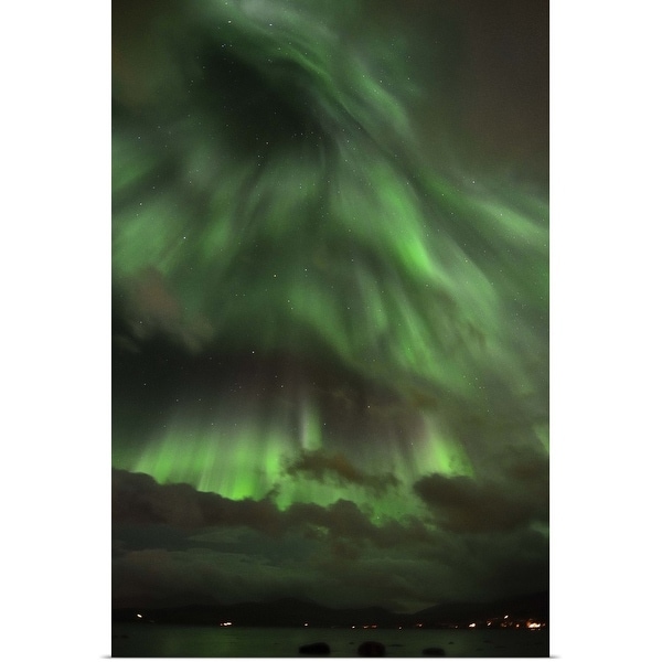 "Aurora Borealis in Troms, Norway." Poster Print