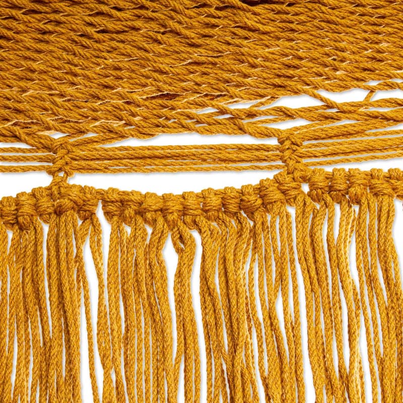Novica Handmade Amber Cascade Cotton Rope Hammock (Double)