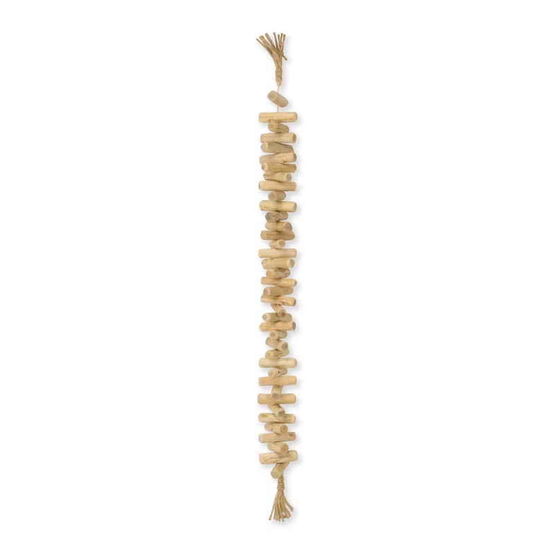 Wistan Hanging Wood Bar Tassel Decor - Small