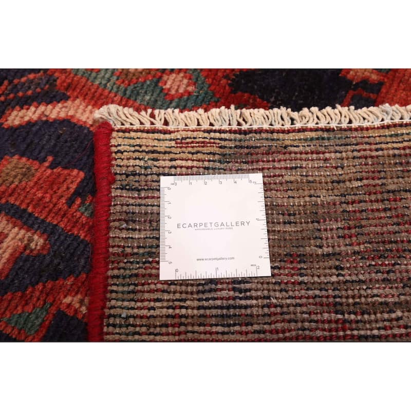 ECARPETGALLERY Hand-knotted Andelz Navy Wool Rug - 4'0 x 7'0