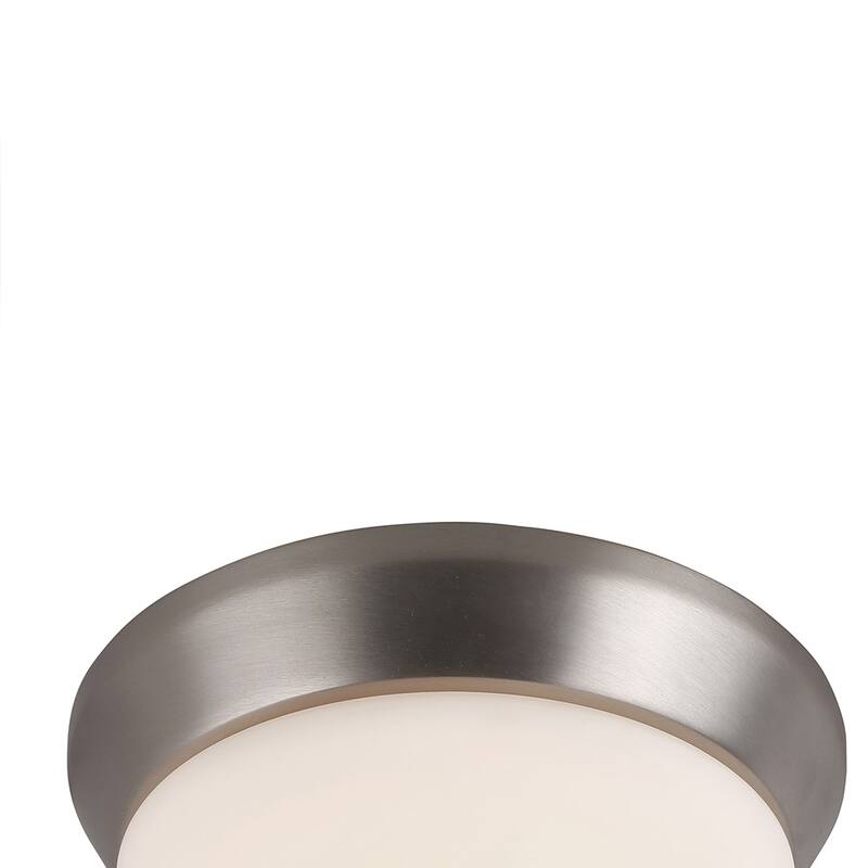 LED Flush Mount Ceiling light in Brushed Nickel