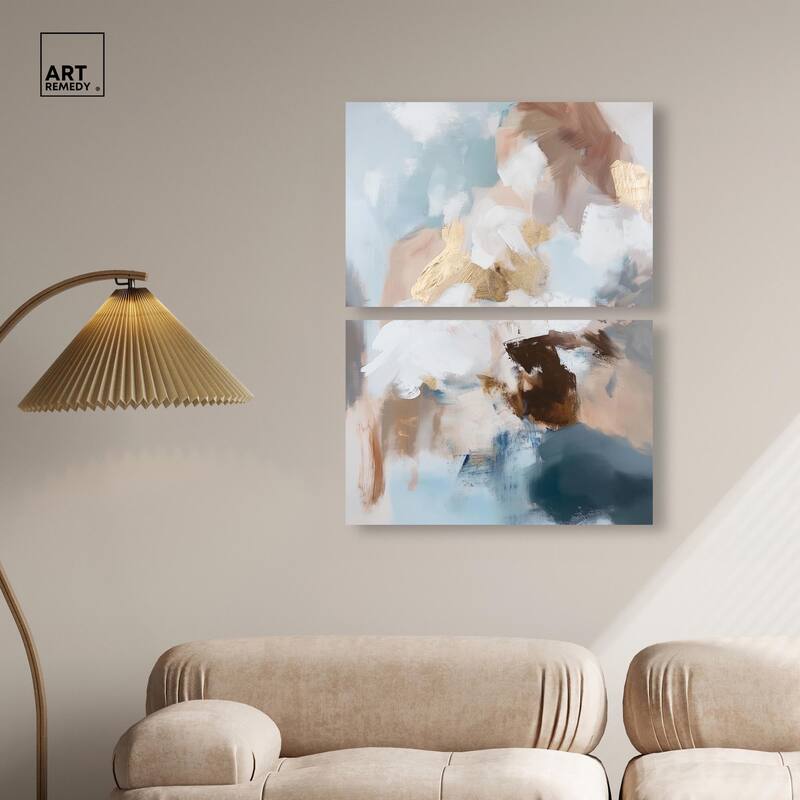 Mother Earth II Canvas Set of 2 by Art Remedy, Gallery Wrapped