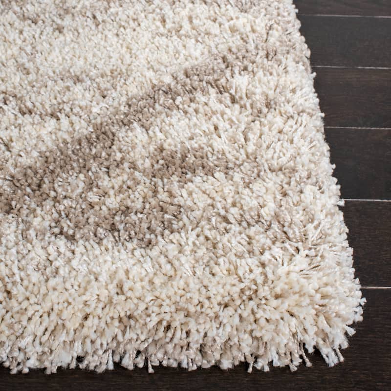 SAFAVIEH Hudson Shag Estella Diamond Trellis 2-inch Thick Rug