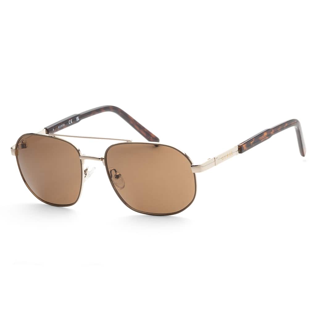 Guess Men's 57 mm Gold Sunglasses