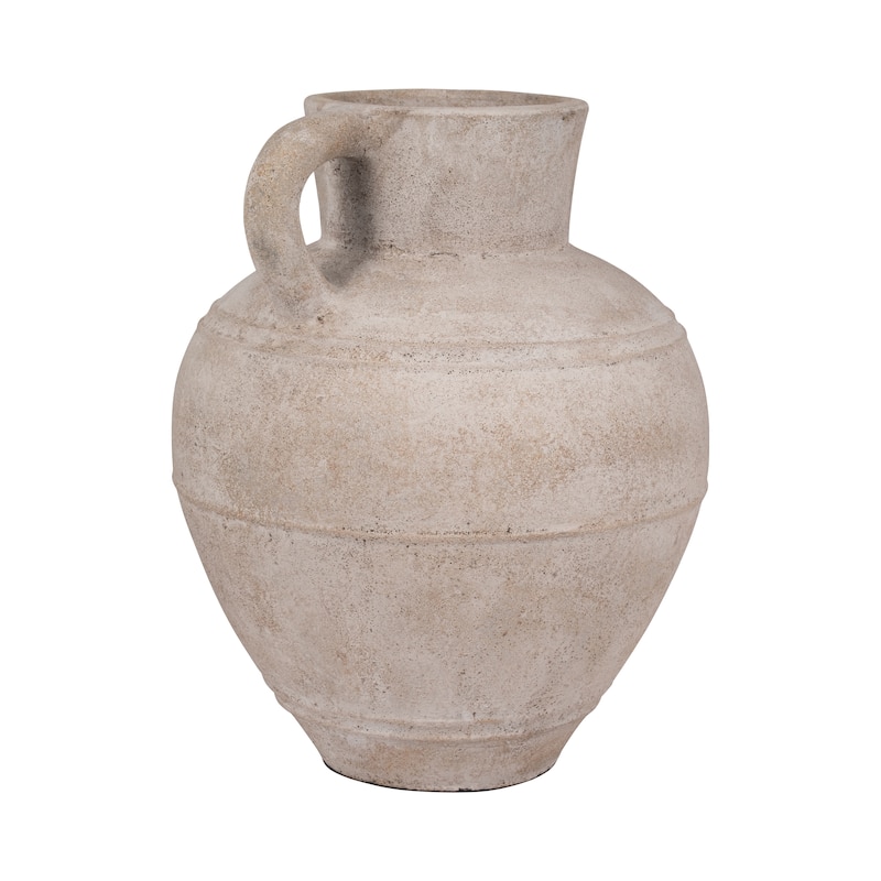 Sagebrook Home Elegant Ceramic Vase - Timeless Tabletop Accent Piece, Single Pack