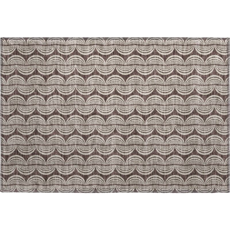 Premium Washable Super Soft Transitional Scallop Mayfield Rug