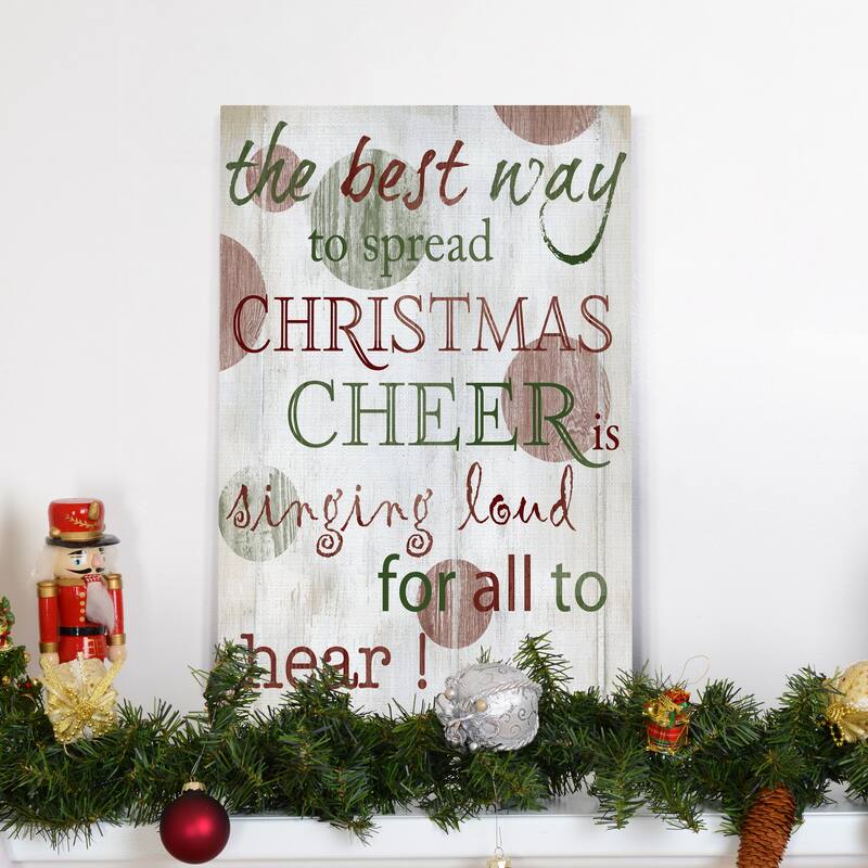 Christmas Cheer -Premium Gallery Wrapped Canvas - Ready to Hang