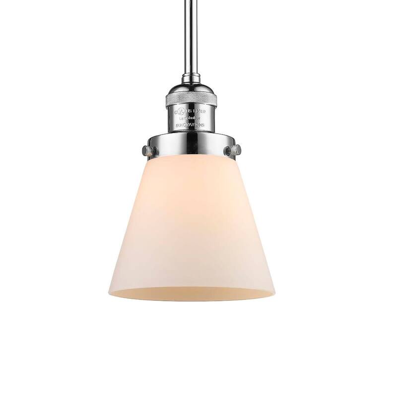 Innovations Lighting Small Cone Single Light 6" Wide Mini Pendant with