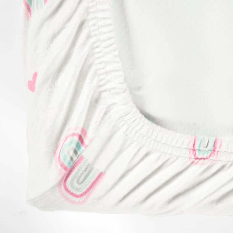 Lush Decor Baby Llama Love Rainbow Soft & Plush Changing Pad Cover - 32" x 16" x 5"