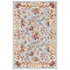 SAFAVIEH Handmade Chelsea Ashlyn French Country Floral Wool Rug - 5'3" x 8'3" - Light Blue