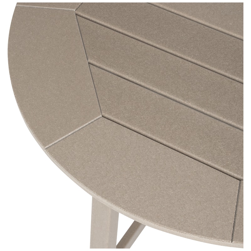 Polytrends Laguna Hdpe All Weather Outdoor Patio 35" Round Counter Table