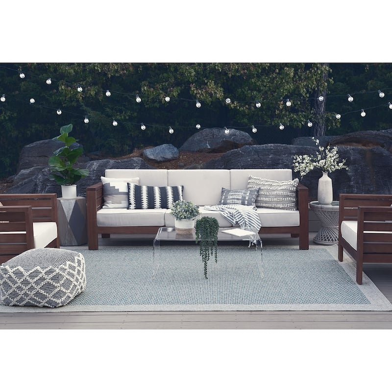 Seros Modern & Contemporary Nautical Indoor/Outdoor Area Rug