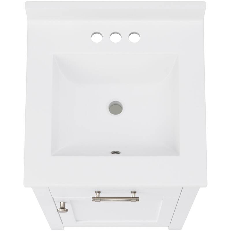 CRAFT + MAIN RSVT1934 Reese 18" Free Standing Single Basin Vanity Set
